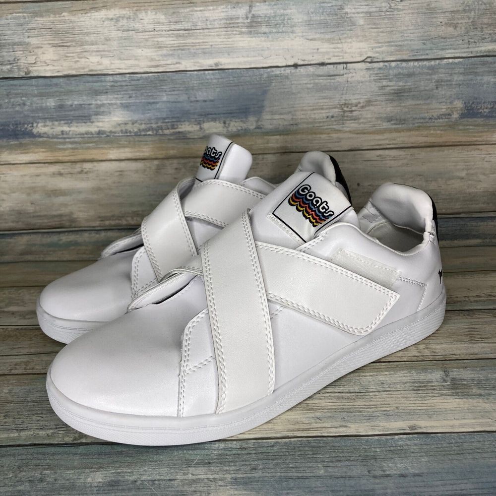 Goats Shoes Size 9 White Sneakers Criss Cross Womens‎